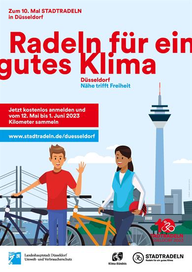 Zum 10. Mal STADTRADELN in Düsseldorf. Radeln für ein gutes Klima!